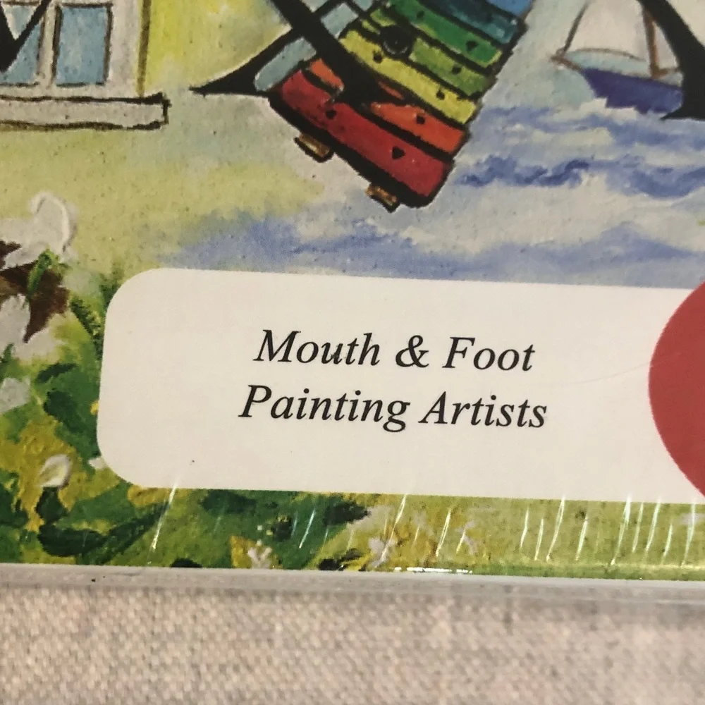 Mouth & Foot Painting Artist Children's Jigsaw Puzzle 100 Piece NEW SEALED
